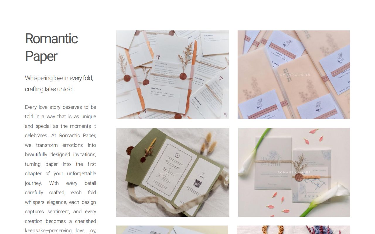 Romantic Paper